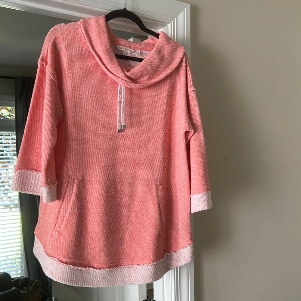 Peachy pink oversized top. Never worn